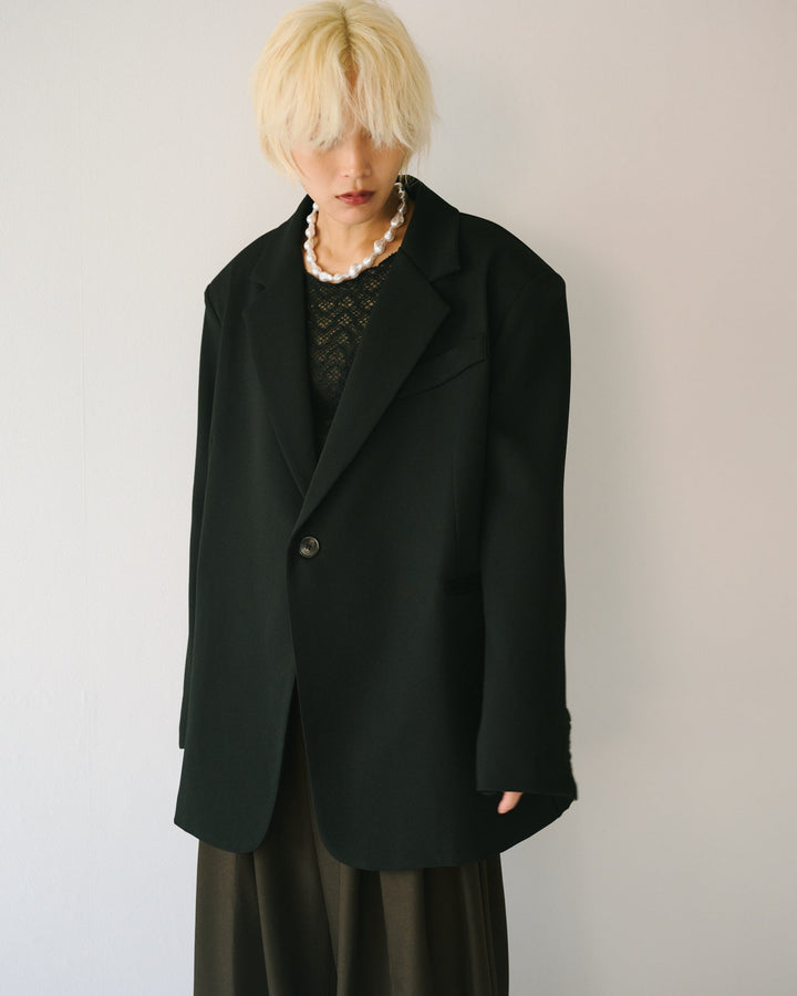 メッシュニットロングトップス