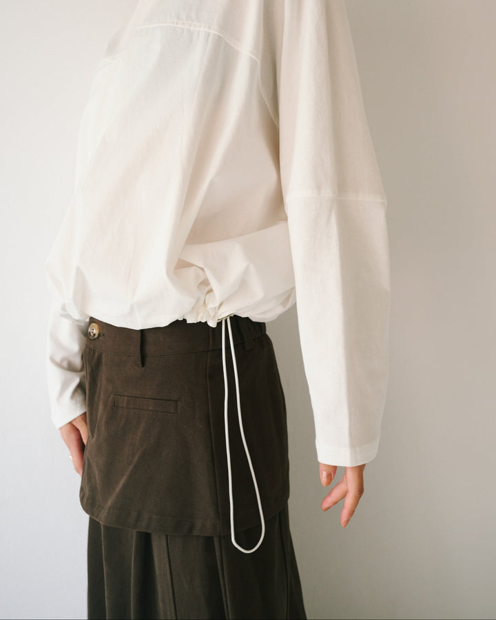 スカートレイヤードパンツ