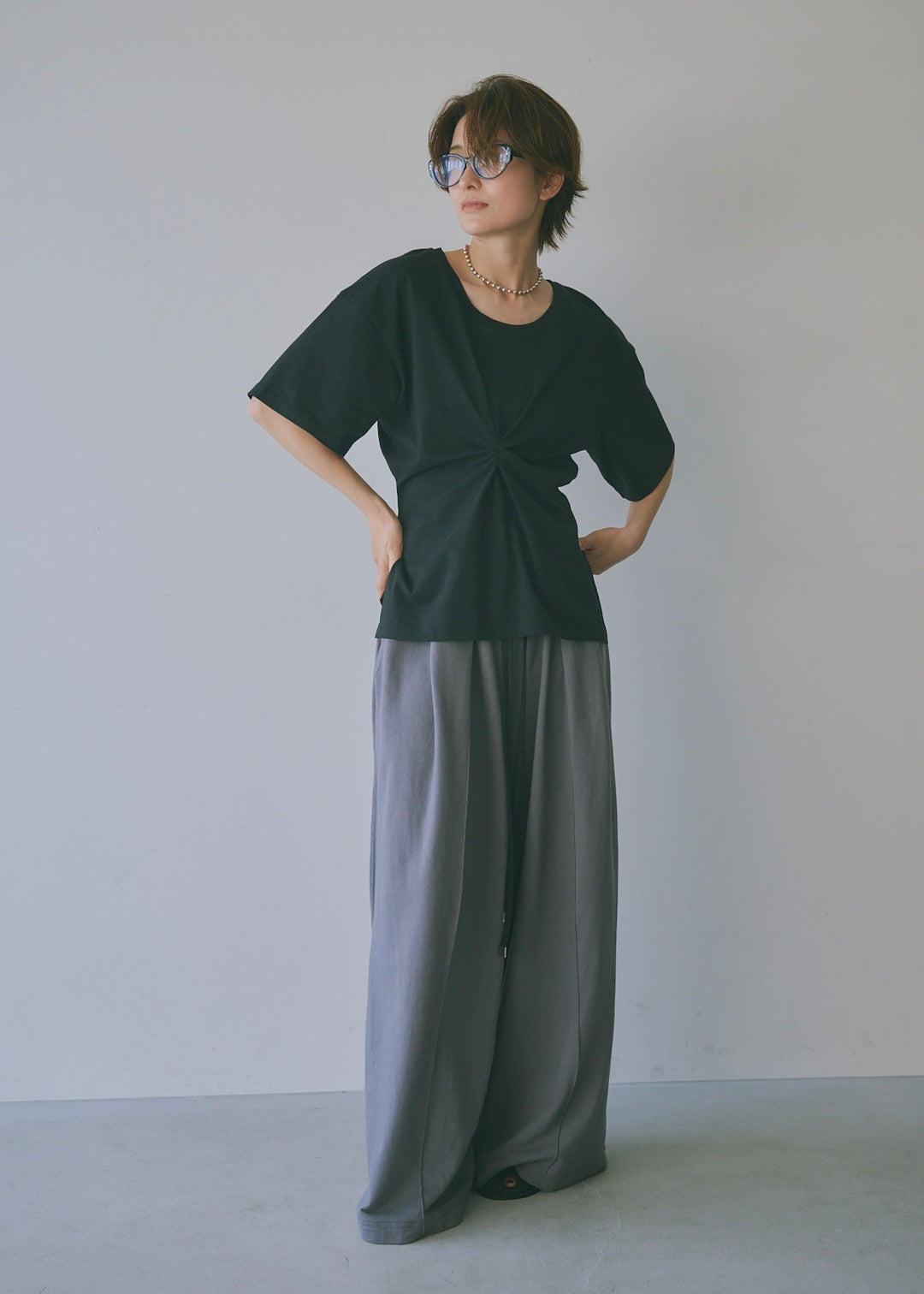 ウエストタックTシャツ