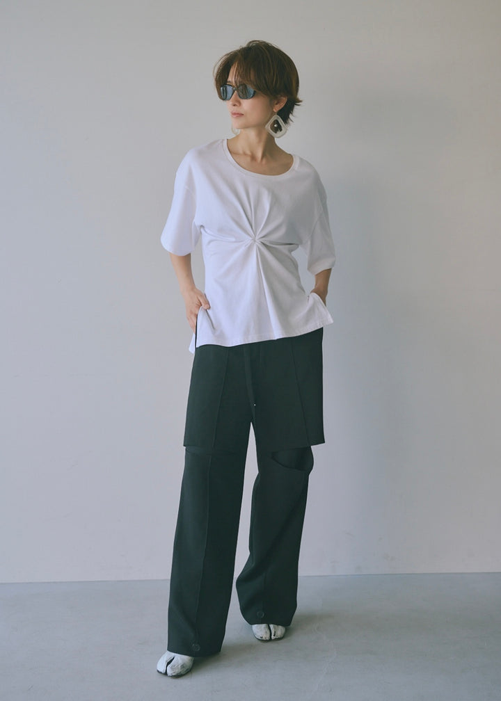 ウエストタックTシャツ