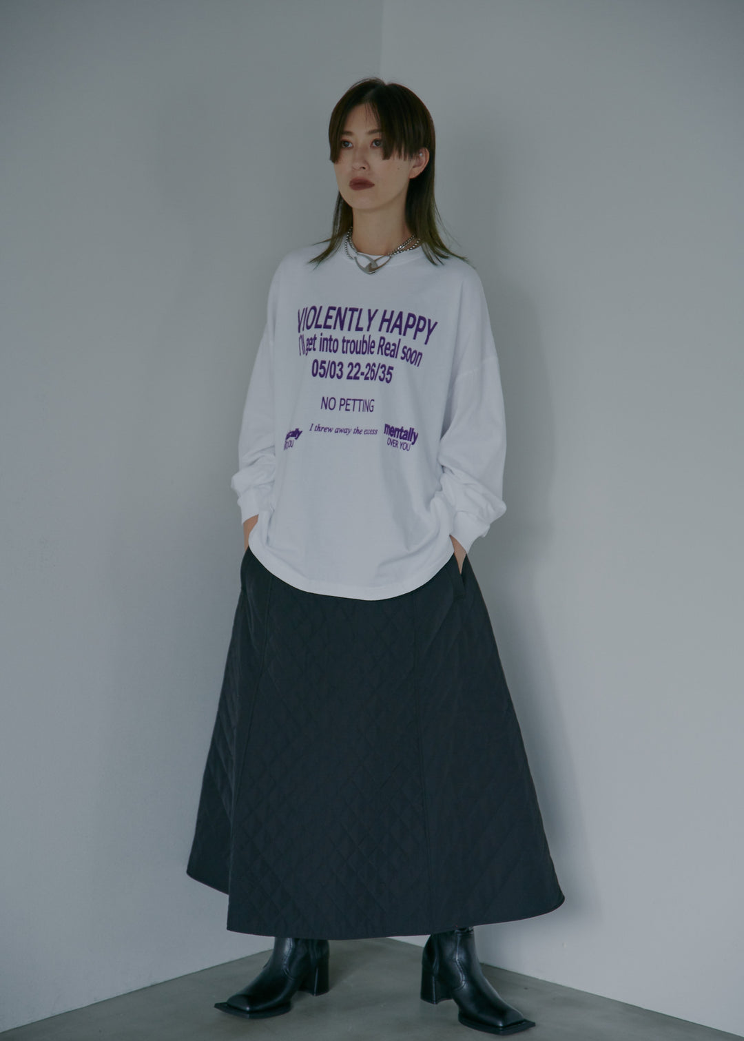 カレッジロングTシャツ