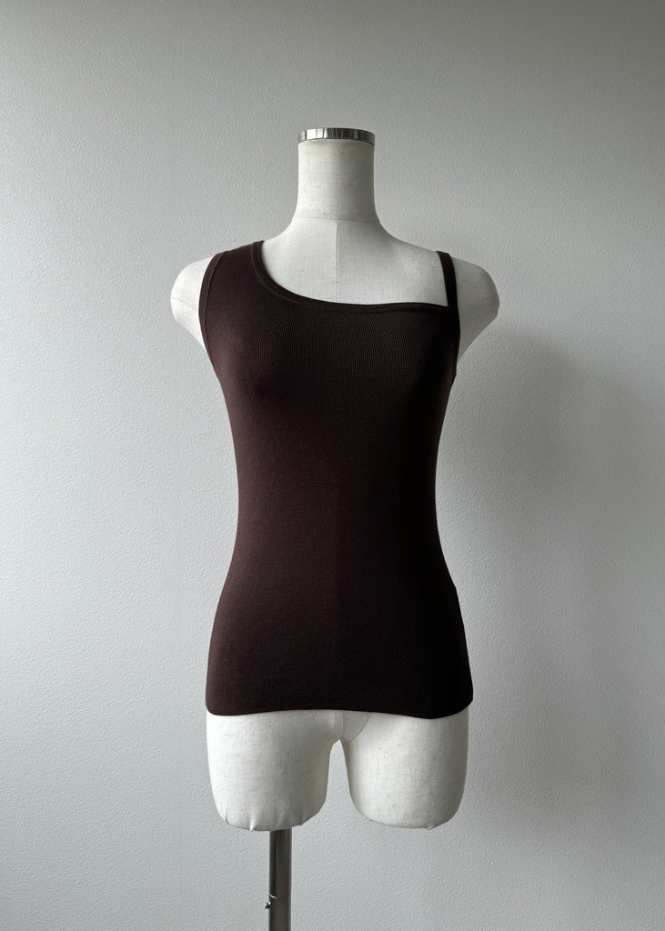 Y s ブラック アシンメトリーニット HUG.U SALE ニット レディース 変形 アシンメトリー アシメ