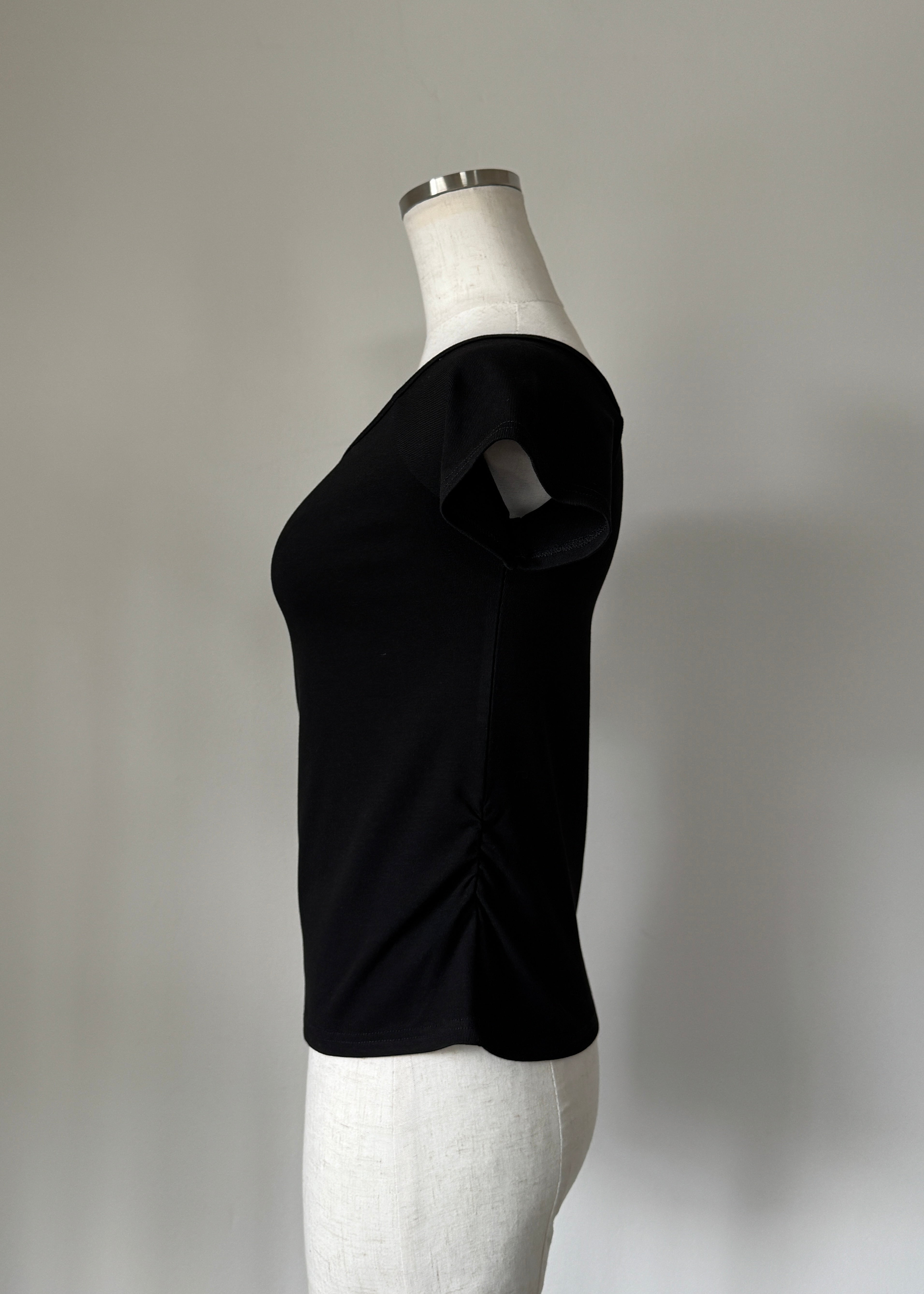 【rui】null パイルワンショルダートップス　Navy ワンショルダーショルダートップス – SH_KI