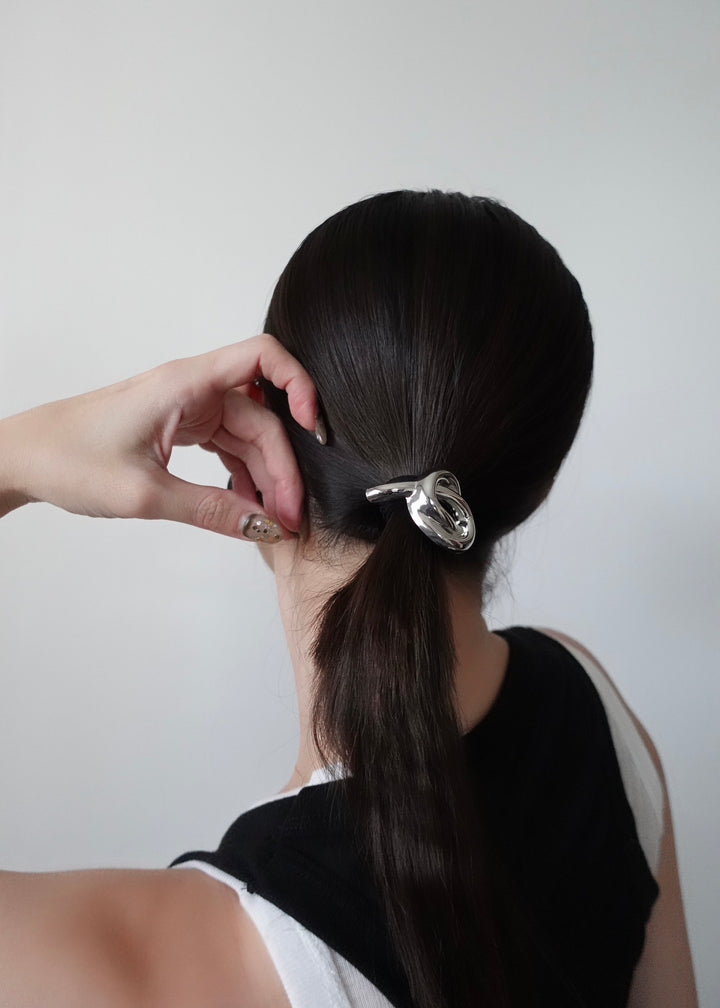 ラウンドチャームヘアゴム