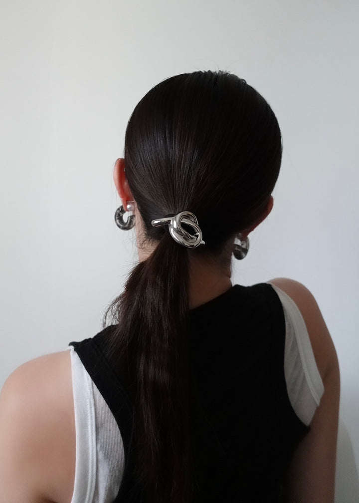 ラウンドチャームヘアゴム