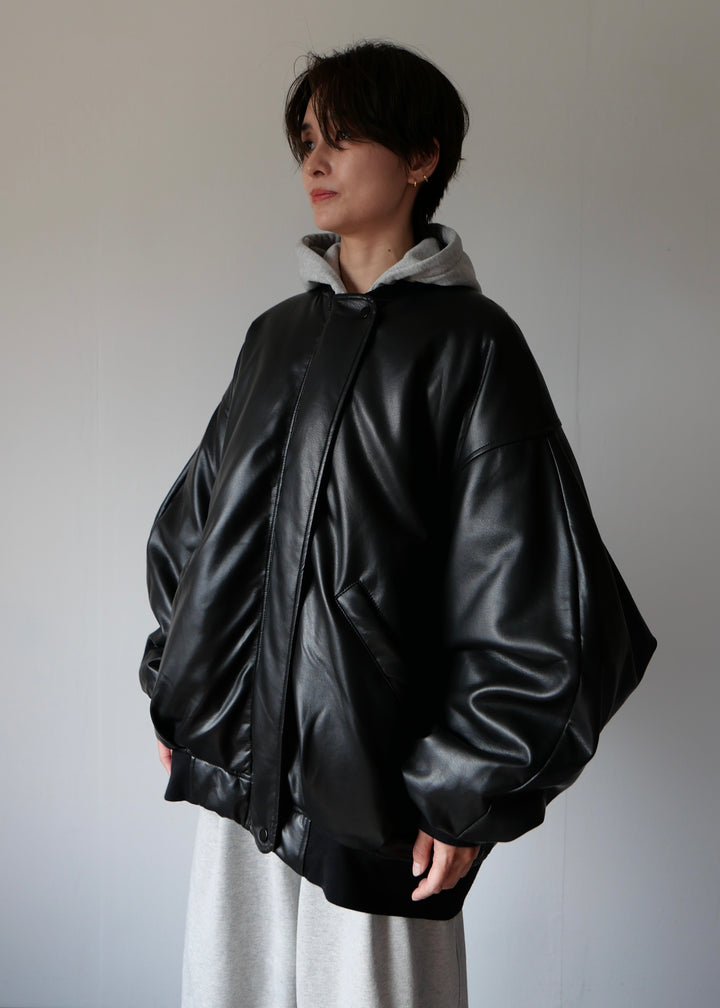 リバーシブルオーバーブルゾン-BLACK-