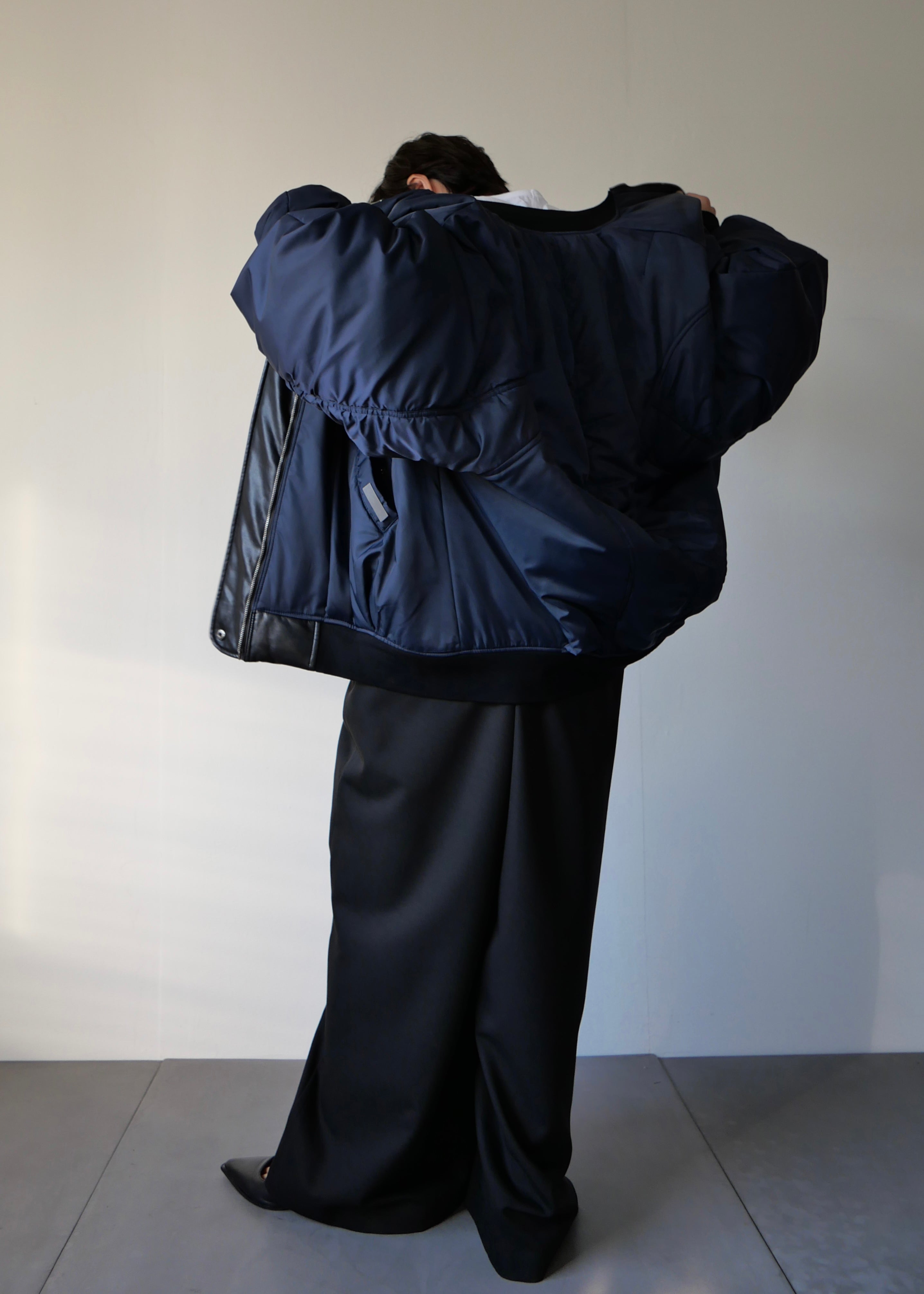 リバーシブルオーバーブルゾン-BLACK- – SH_KI