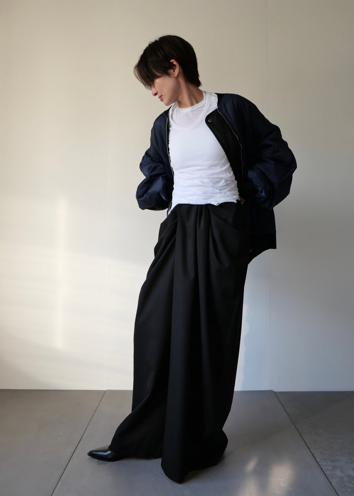 リバーシブルオーバーブルゾン-BLACK-