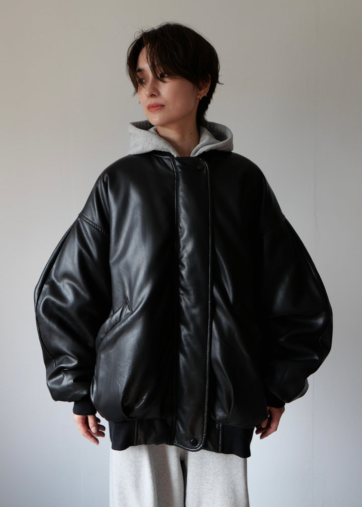 リバーシブルオーバーブルゾン-BLACK-