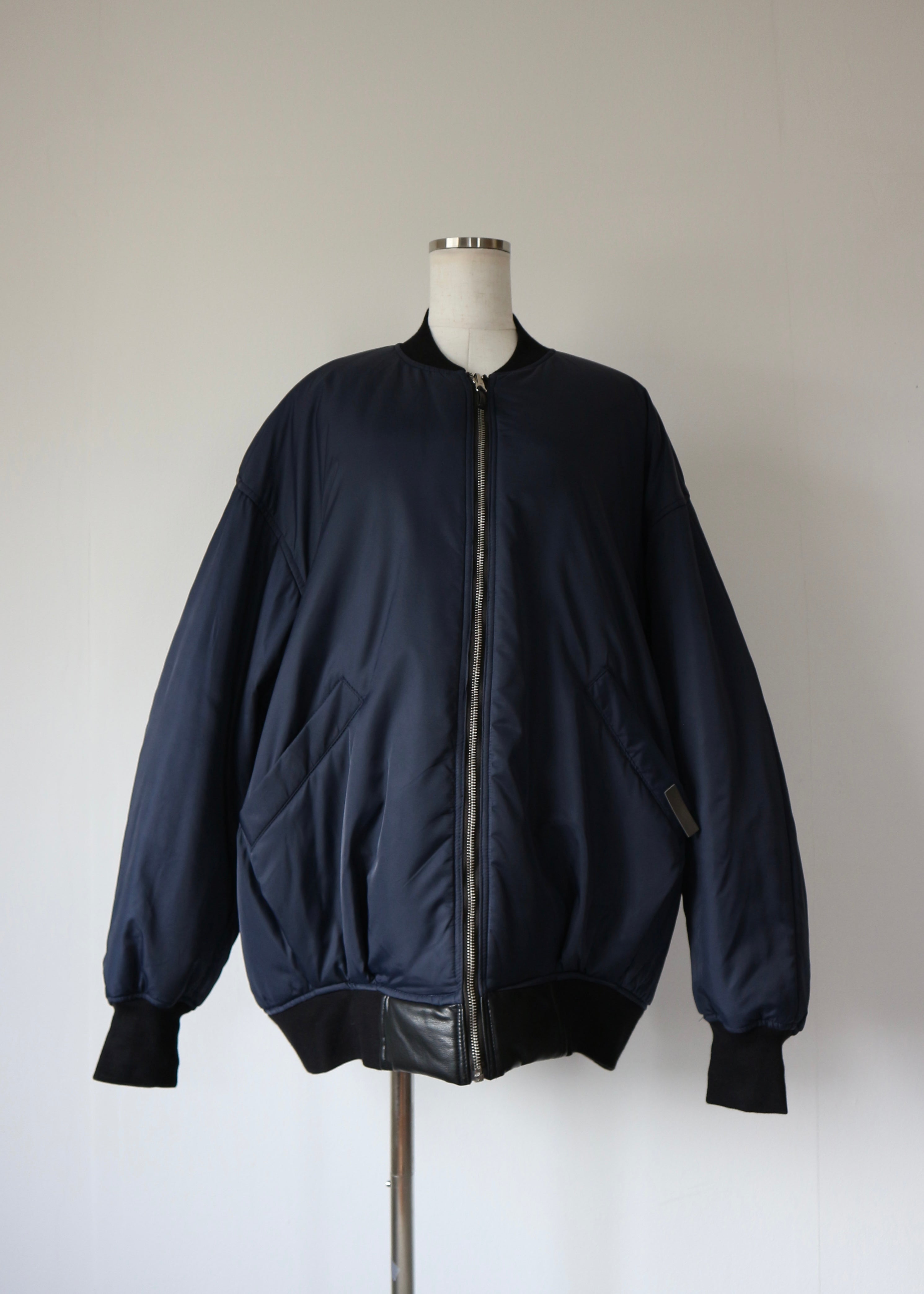 リバーシブルオーバーブルゾン-BLACK- – SH_KI