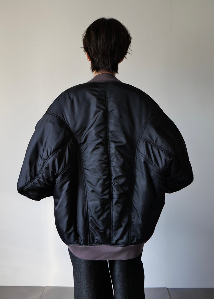 リバーシブルオーバーブルゾン-BROWN-