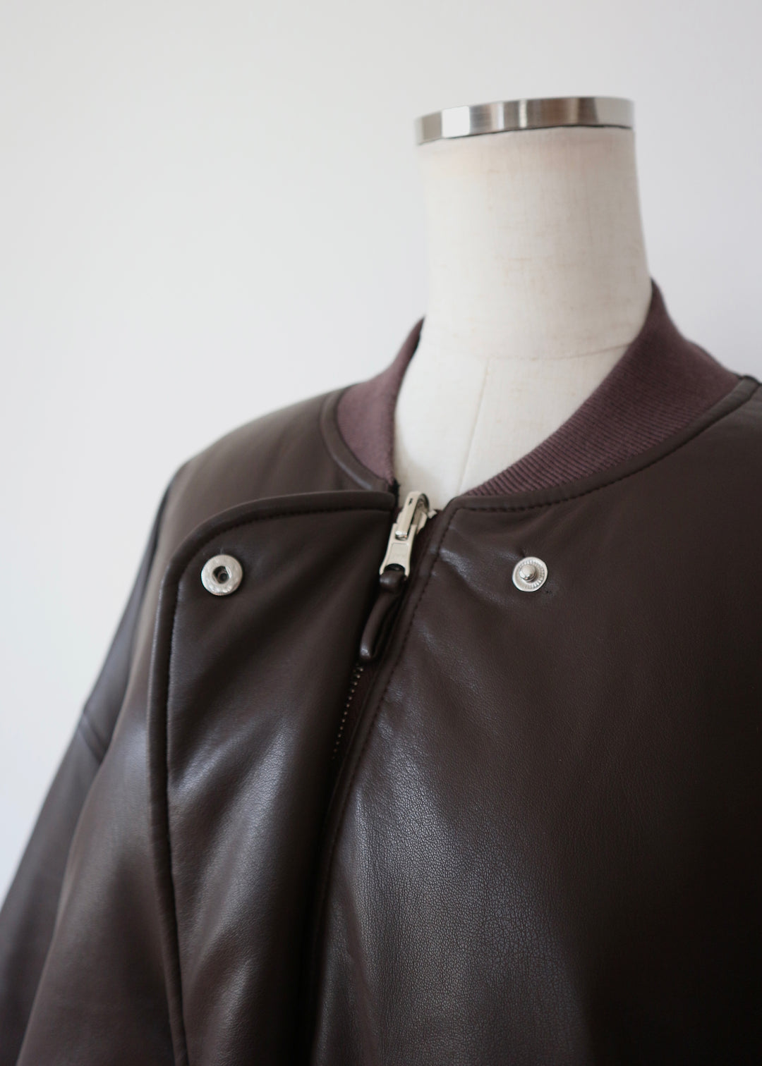 リバーシブルオーバーブルゾン-BROWN-