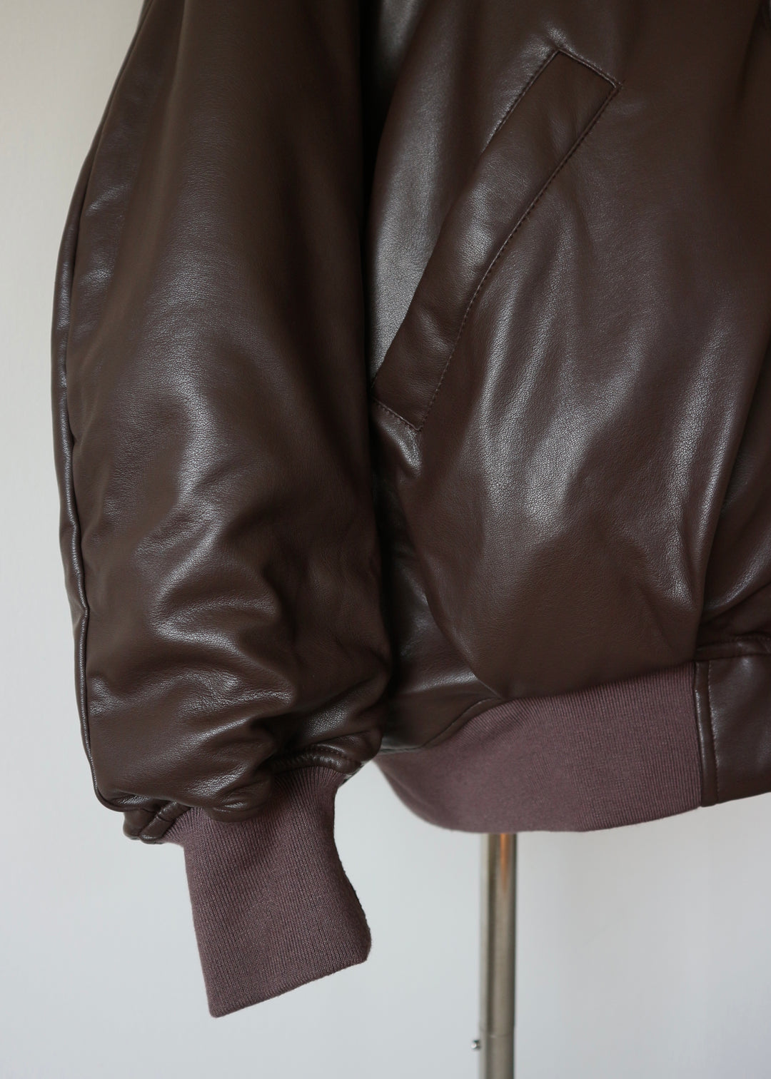 リバーシブルオーバーブルゾン-BROWN-