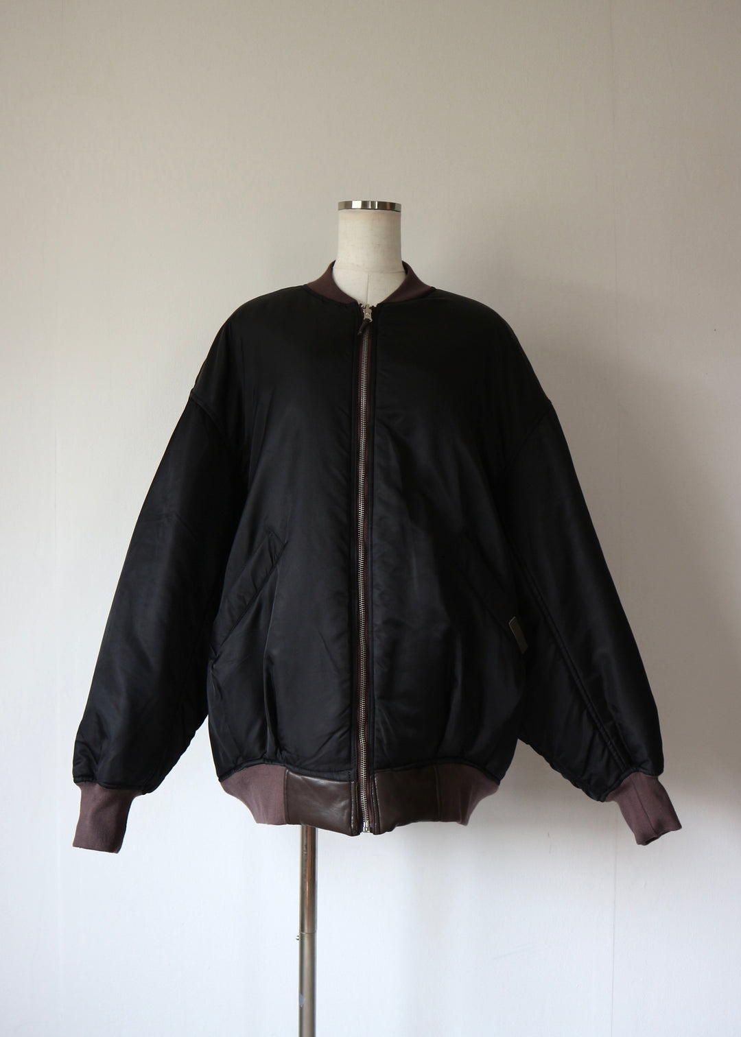 リバーシブルオーバーブルゾン-BROWN-