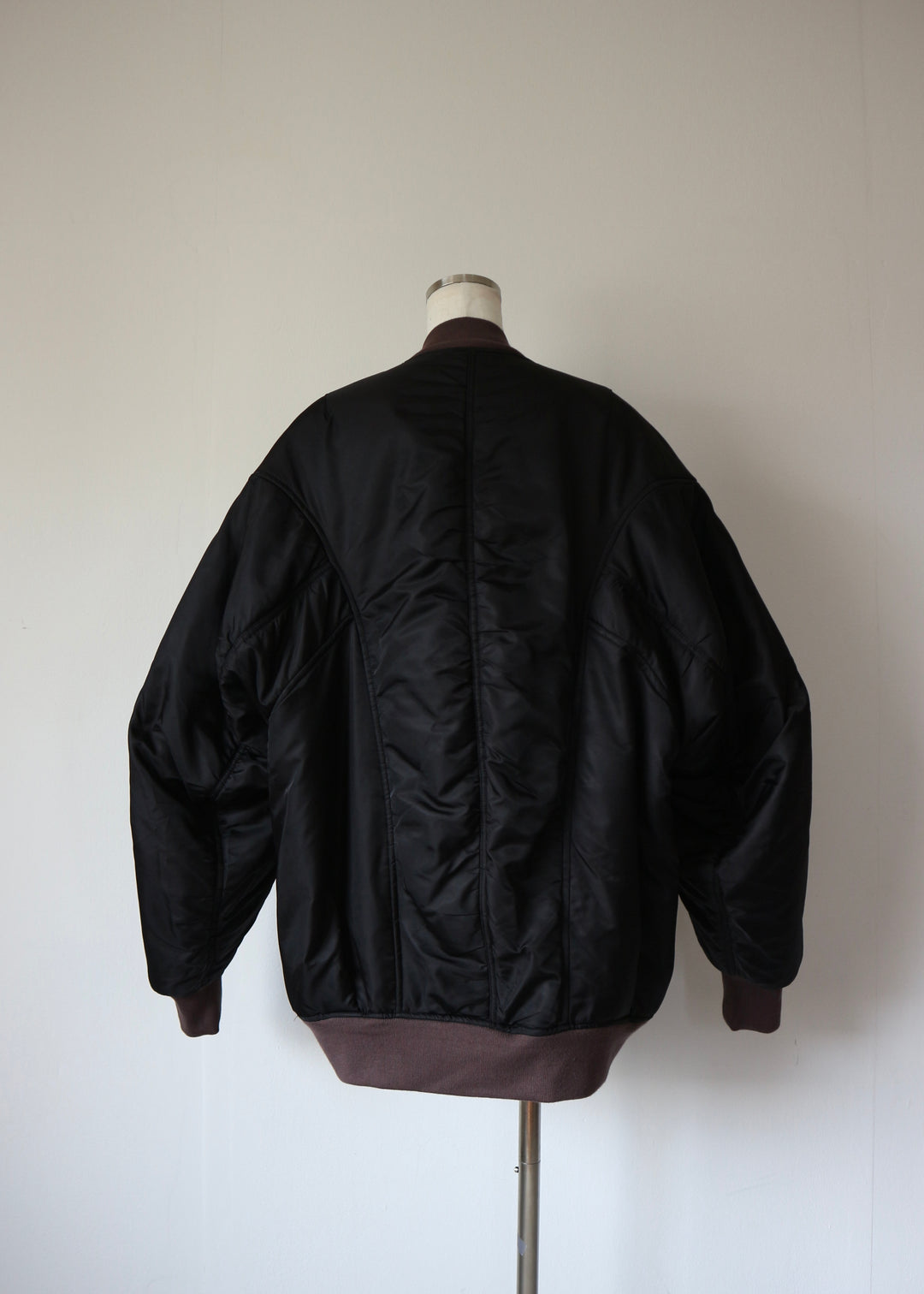 リバーシブルオーバーブルゾン-BROWN-