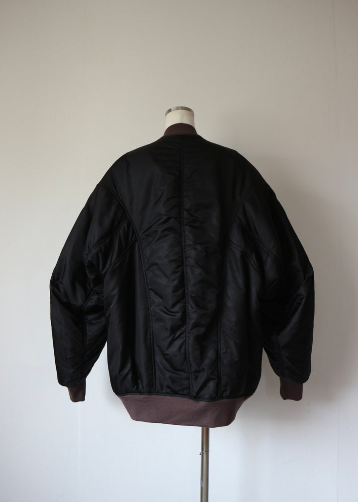リバーシブルオーバーブルゾン-BROWN-