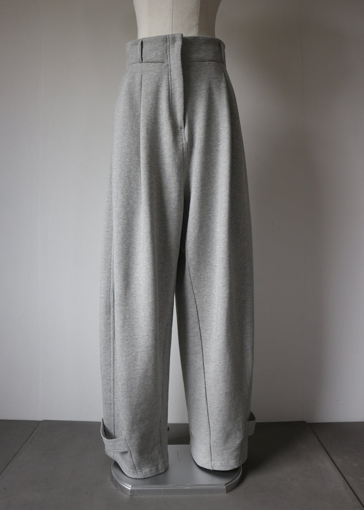 2WAYコクーンスウェットパンツ-GREY-
