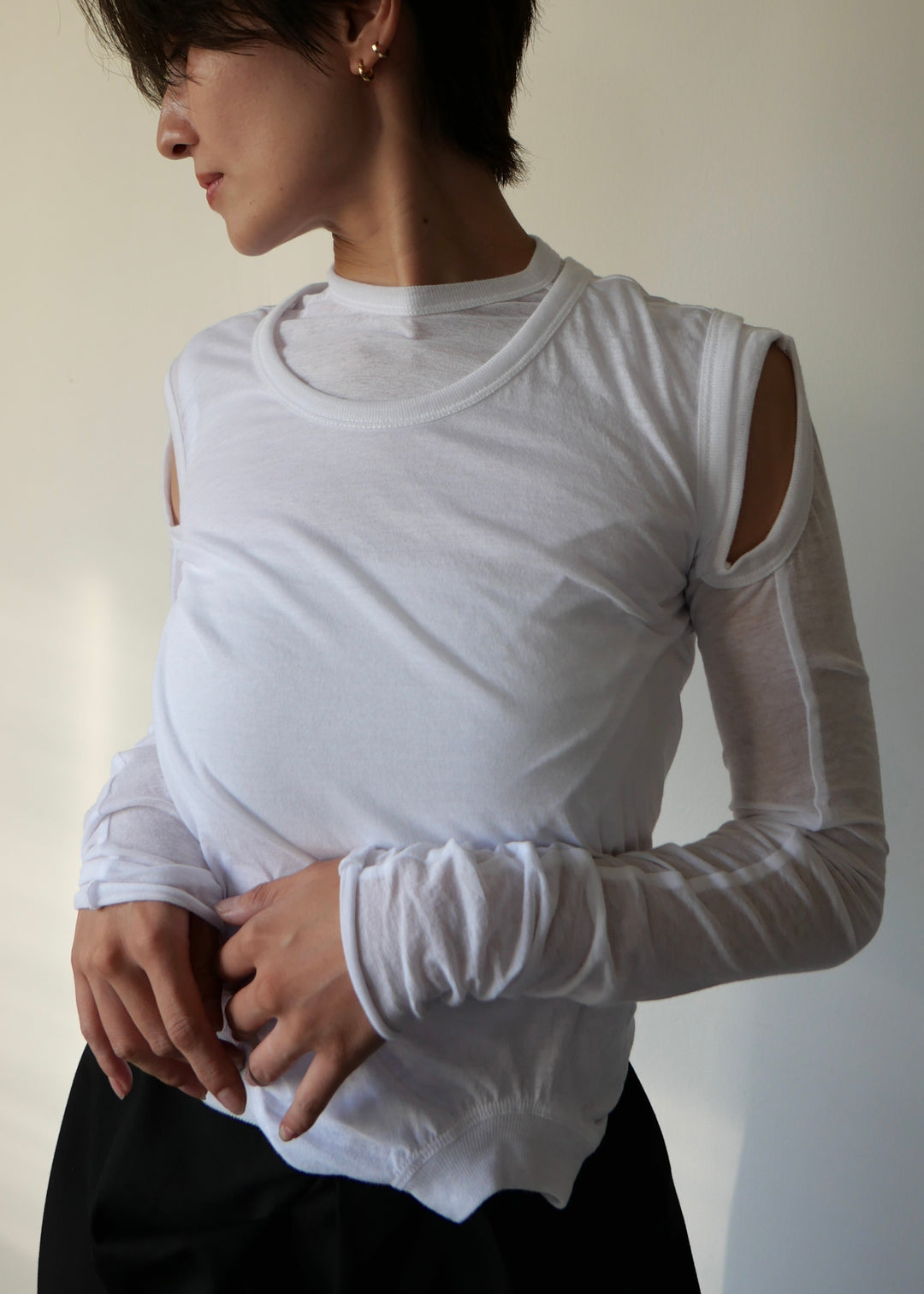 MANYWAYレイヤードトップス