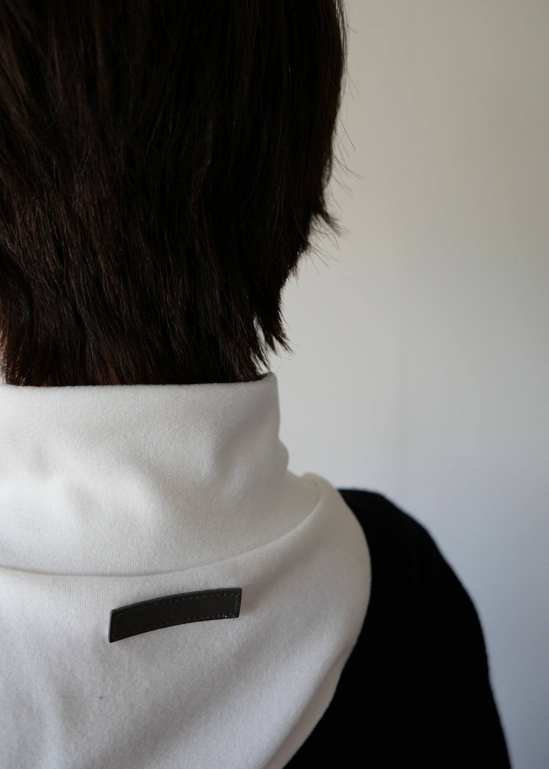 レイヤードハイネックカラー