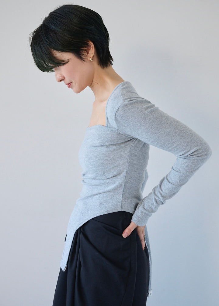 スクエアネックボディースーツ