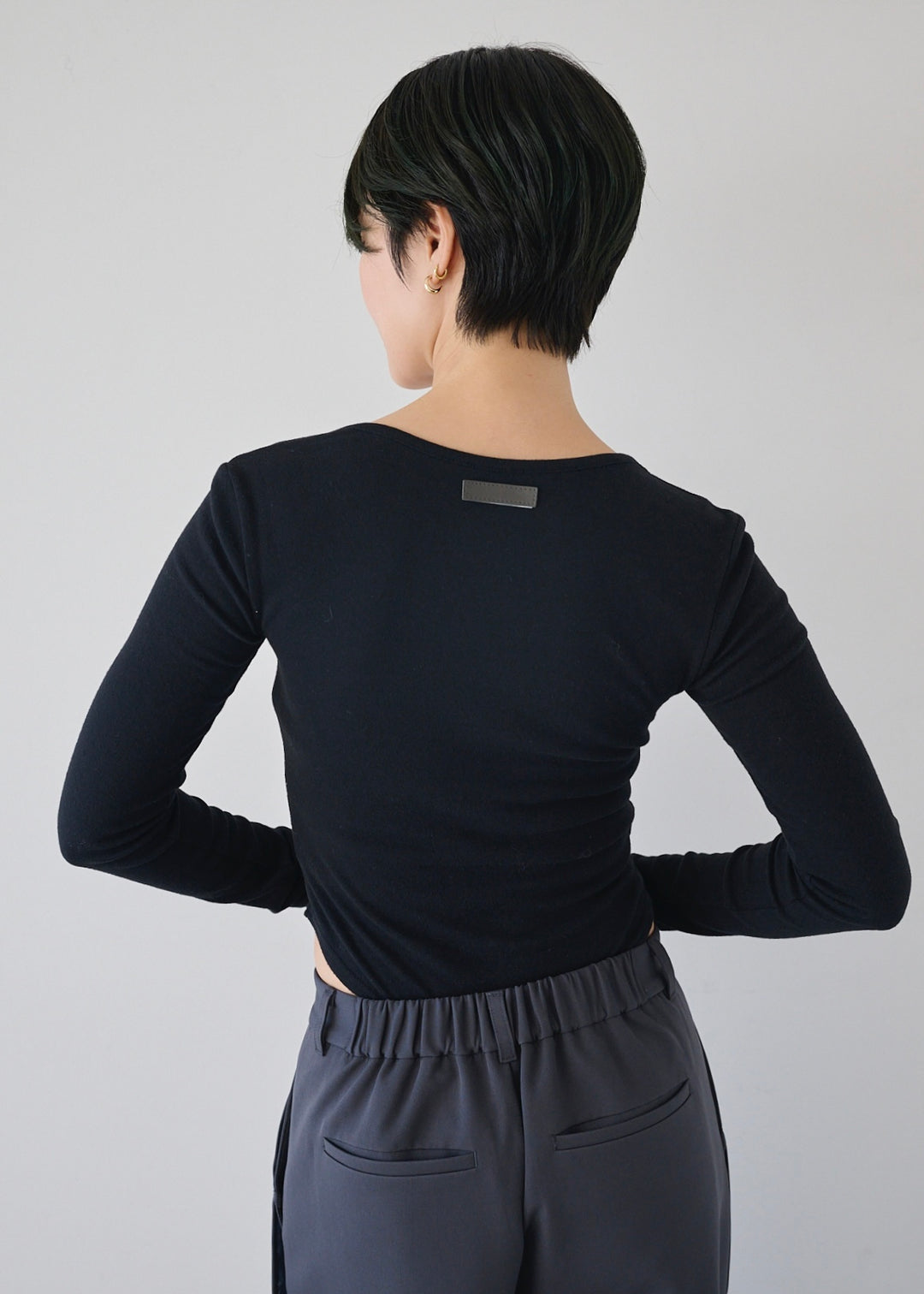 スクエアネックボディースーツ