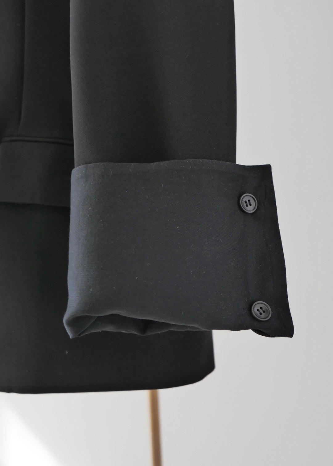 シアーコンビスリットジャケット_BLACK