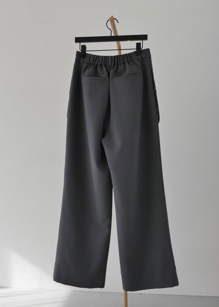 シアーコンビスリットパンツ_GREY