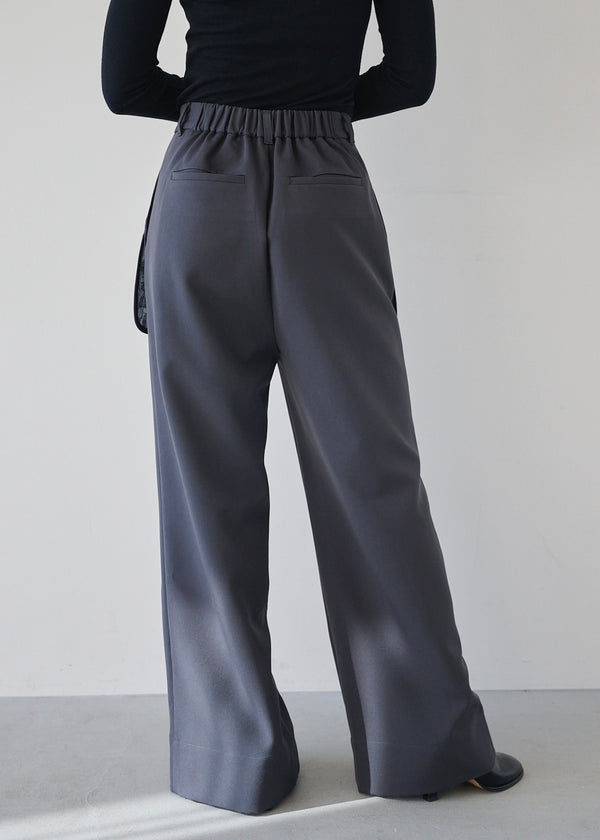 シアーコンビスリットパンツ_GREY