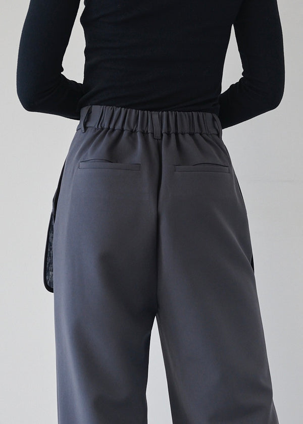 シアーコンビスリットパンツ_GREY