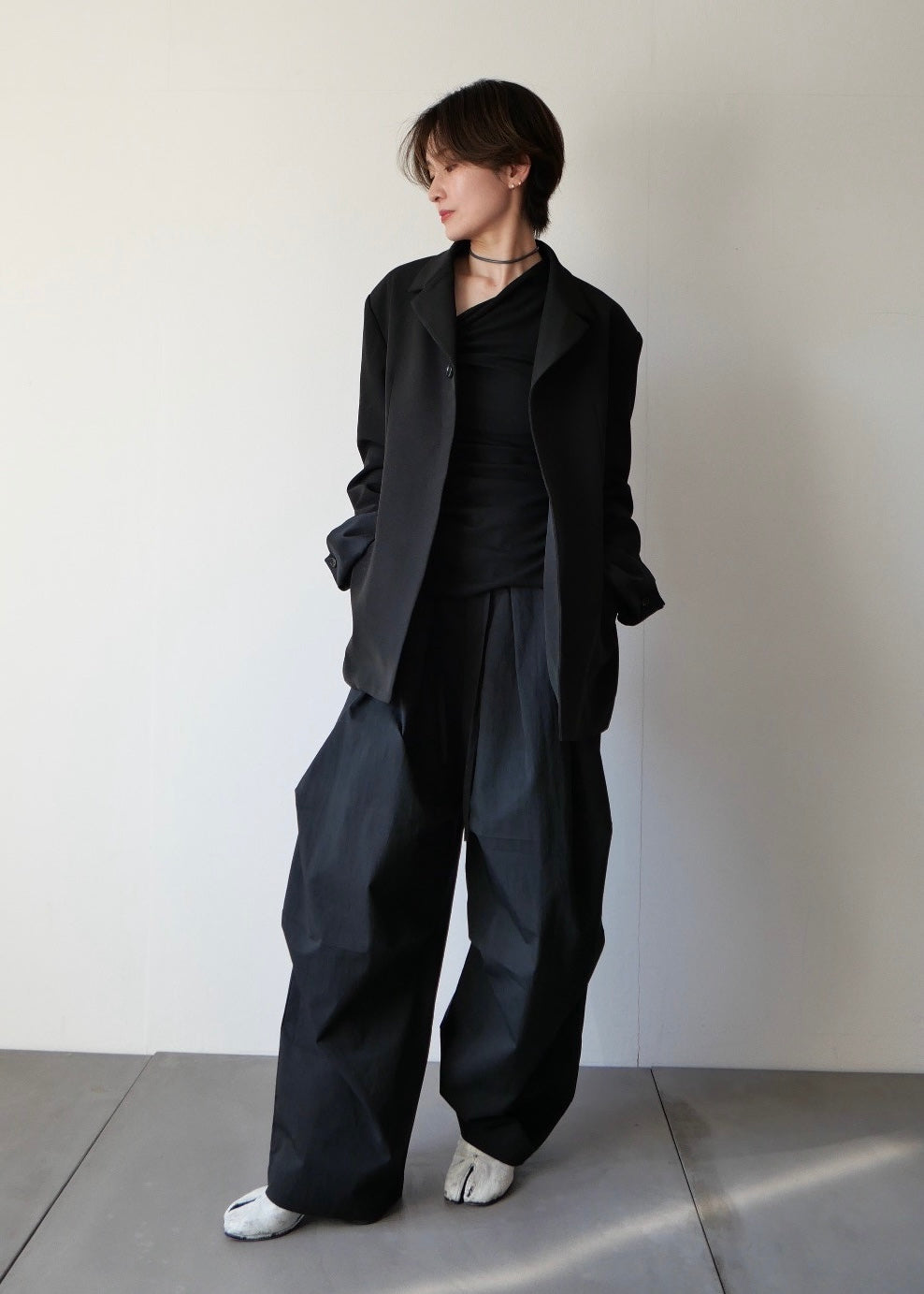 ドレープボリュームパンツ