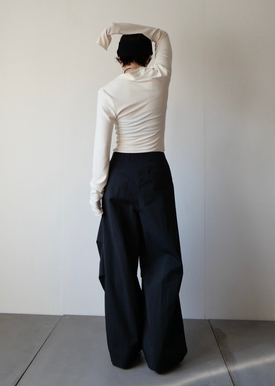 ドレープボリュームパンツ