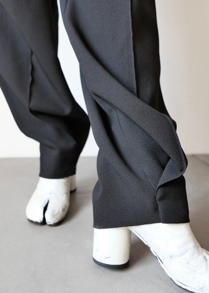 カットアウト2WAYパンツ_BLACK