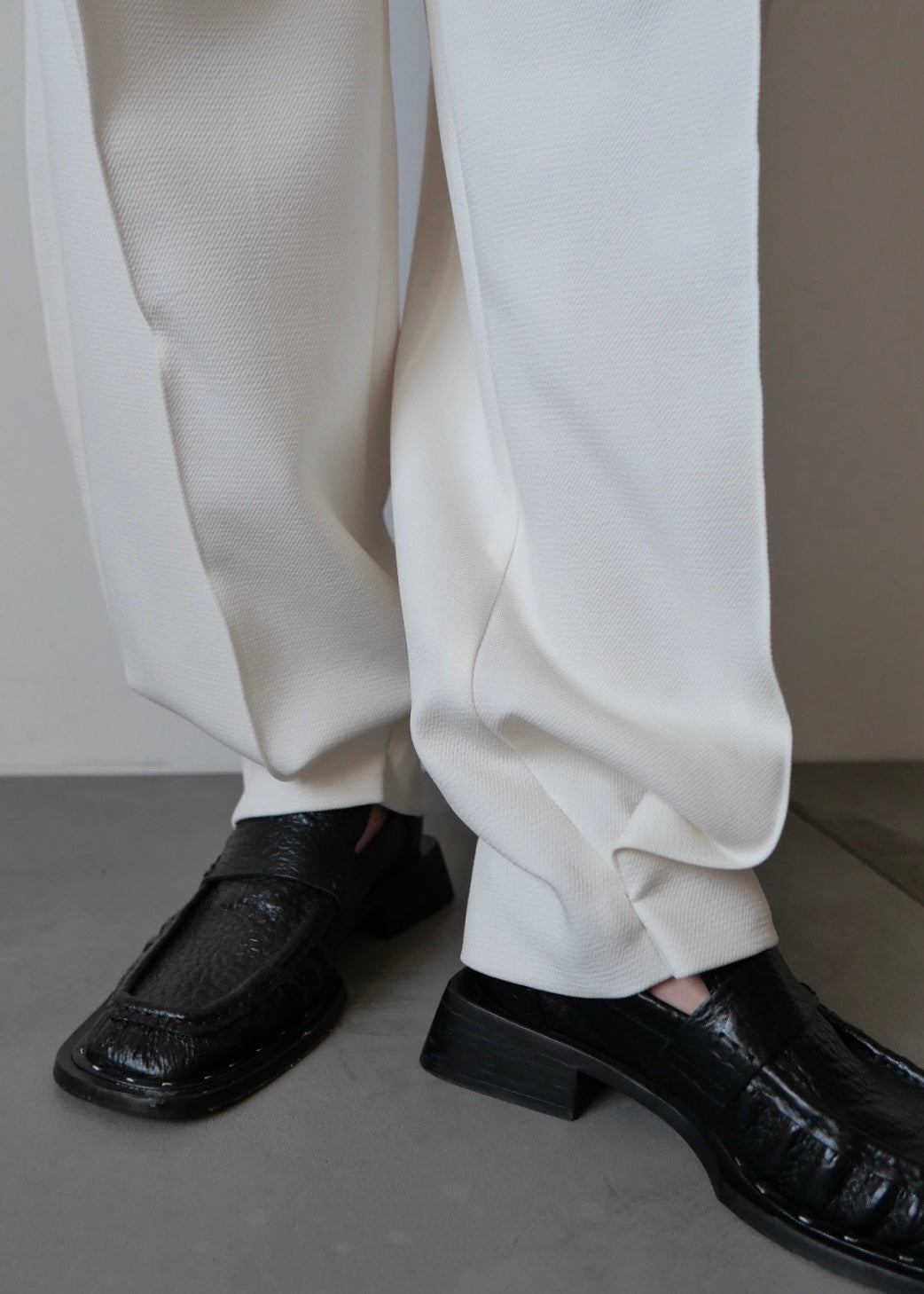 カットアウト2WAYパンツ_WHITE