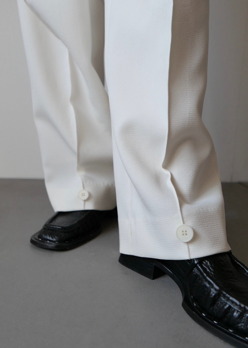 カットアウト2WAYパンツ_WHITE