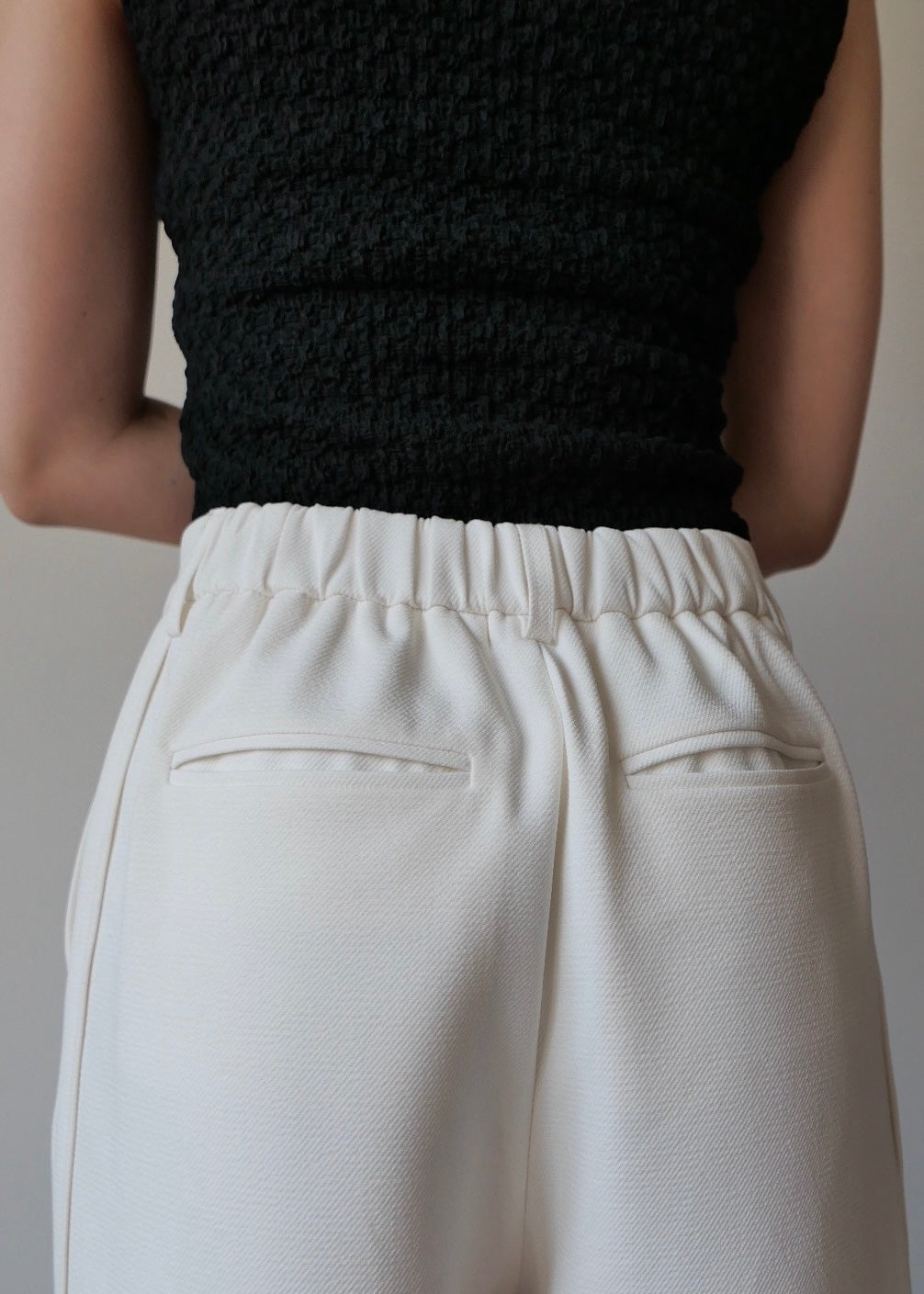 カットアウト2WAYパンツ_WHITE