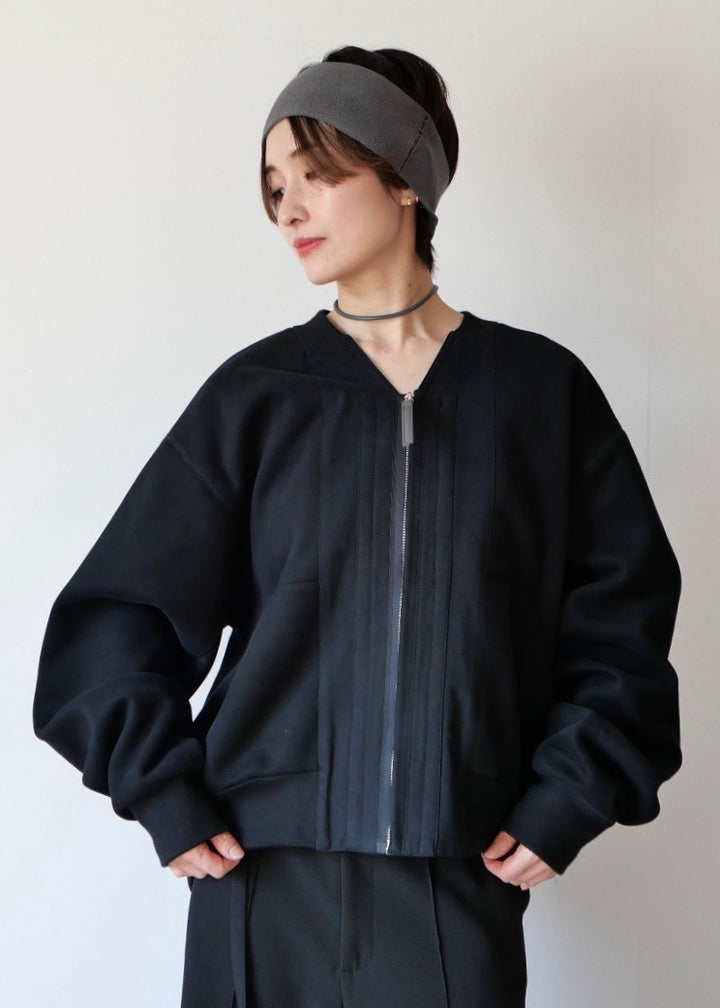 ドッキングボックスブルゾン_BLACK