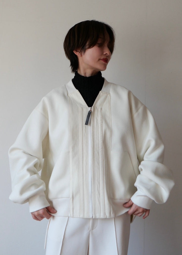 ドッキングボックスブルゾン_WHITE