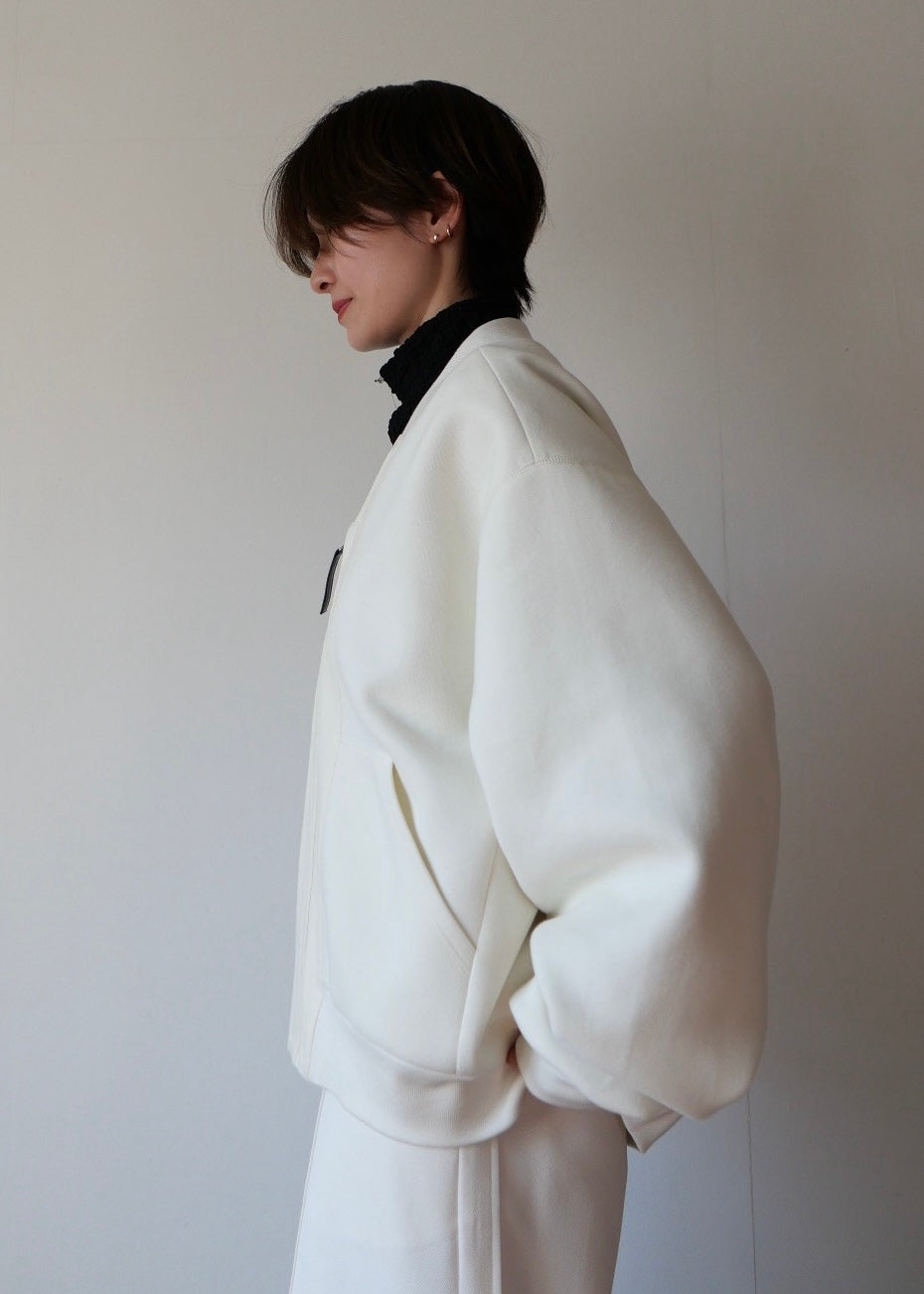 ドッキングボックスブルゾン_WHITE