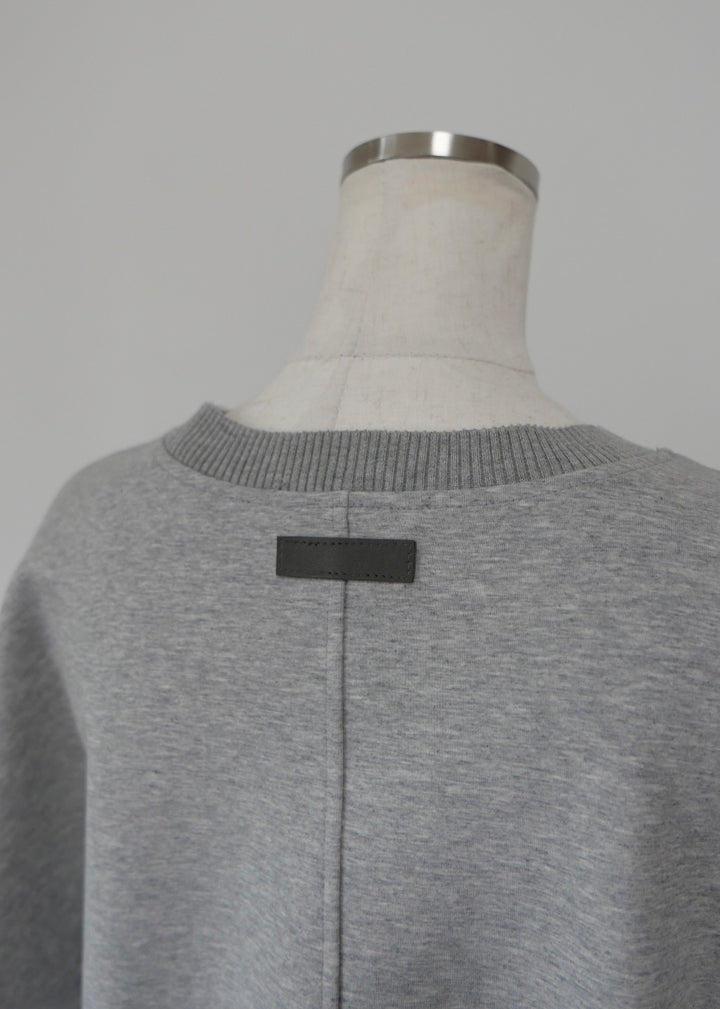 ショートスウェットトップス