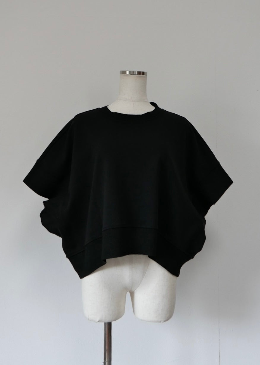 ショートスウェットトップス