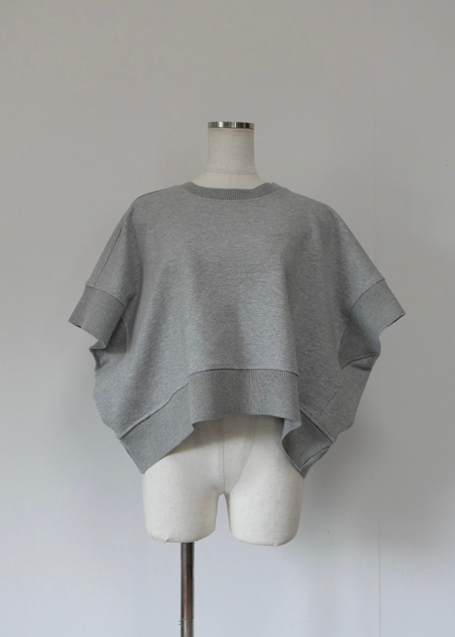 ショートスウェットトップス