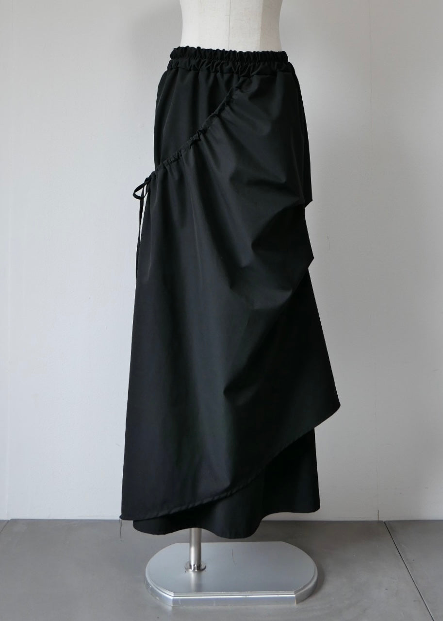 ドレープアシンメトリースカート