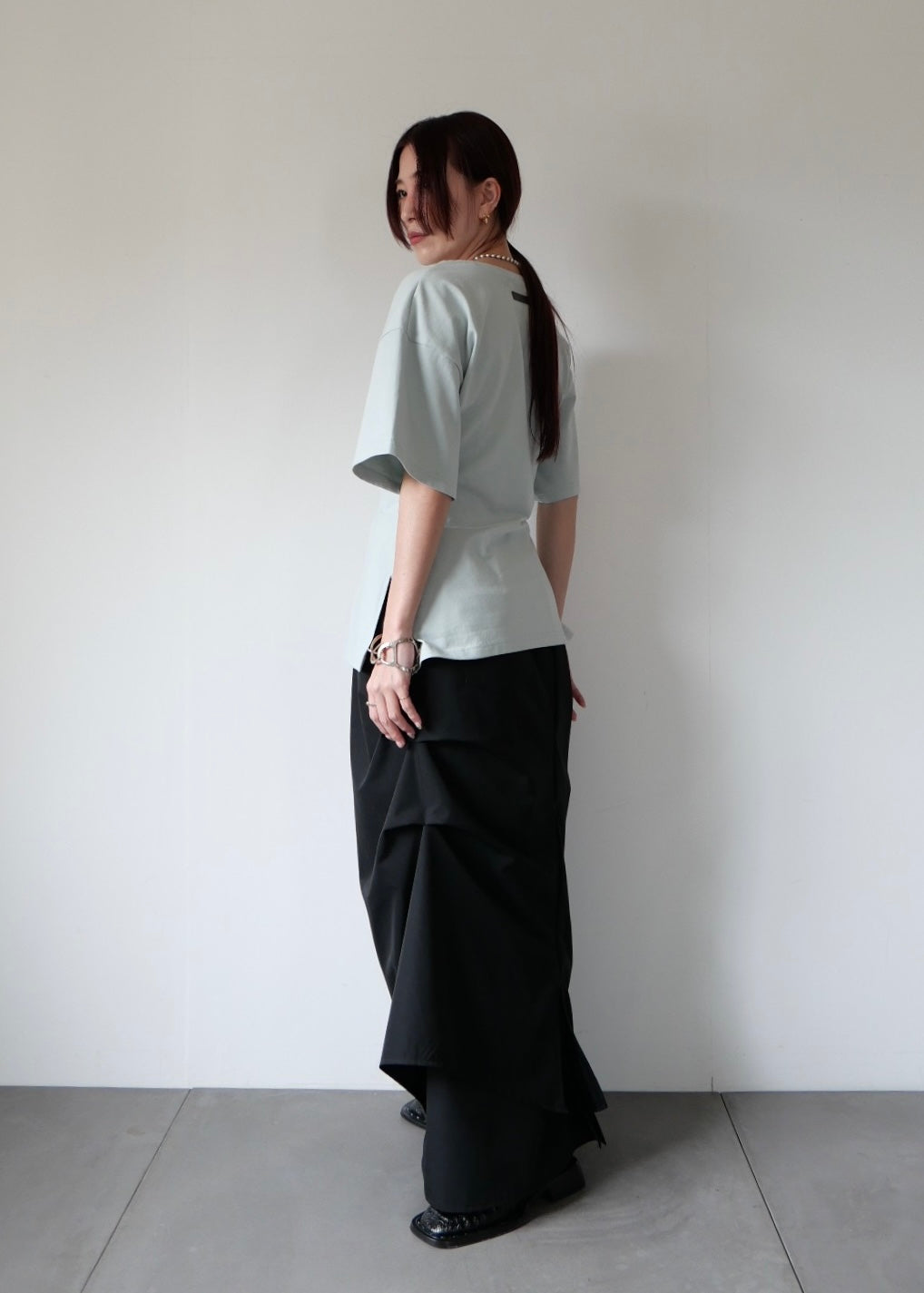 ウエストタックTシャツ