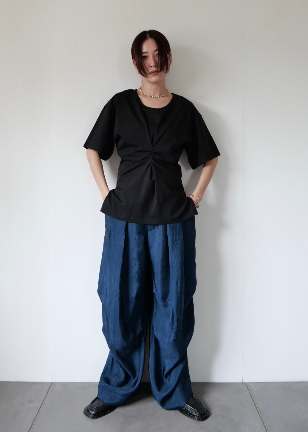 ウエストタックTシャツ