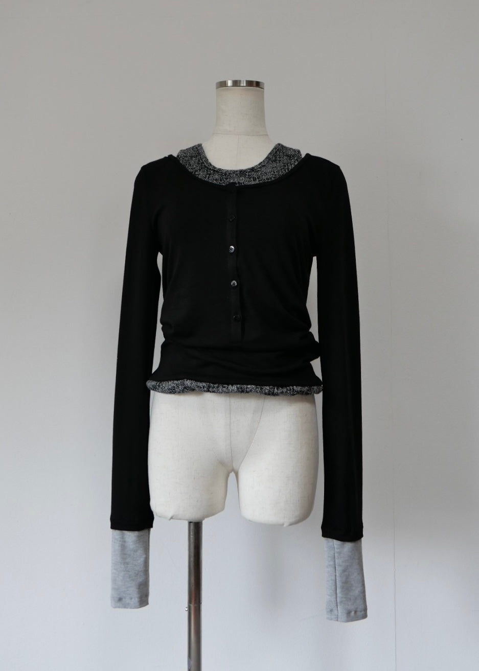 ミックスレイヤードトップス