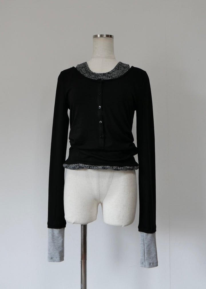 ミックスレイヤードトップス