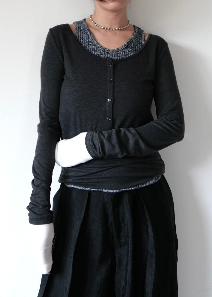 ミックスレイヤードトップス