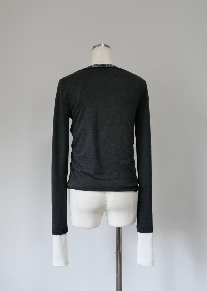 ミックスレイヤードトップス