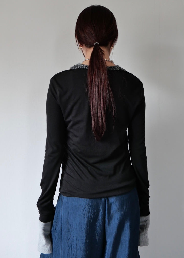 ミックスレイヤードトップス