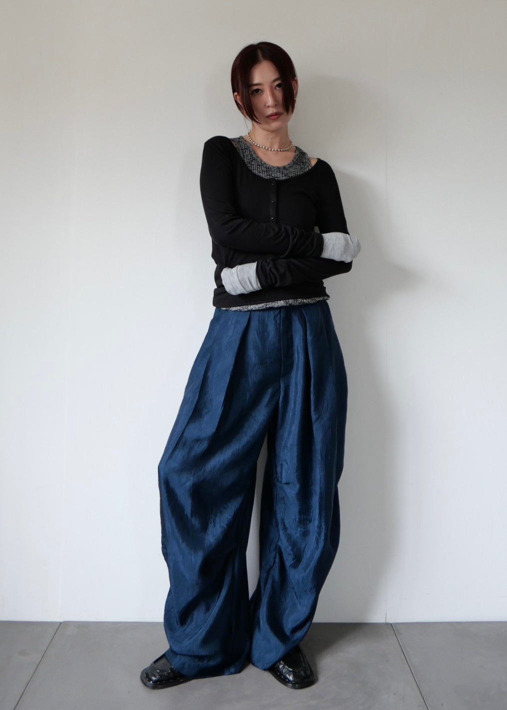 ミックスレイヤードトップス